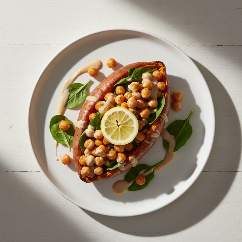 Cartof Dulce Umplut la Cuptor