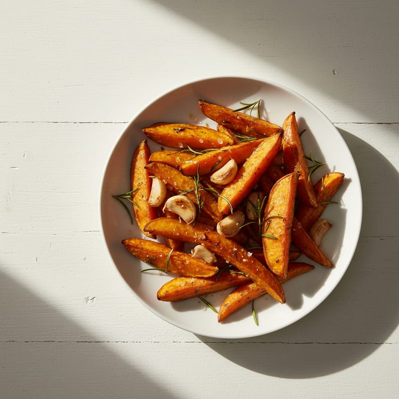 Cartofi Dulci Jamila la Cuptor cu Rozmarin