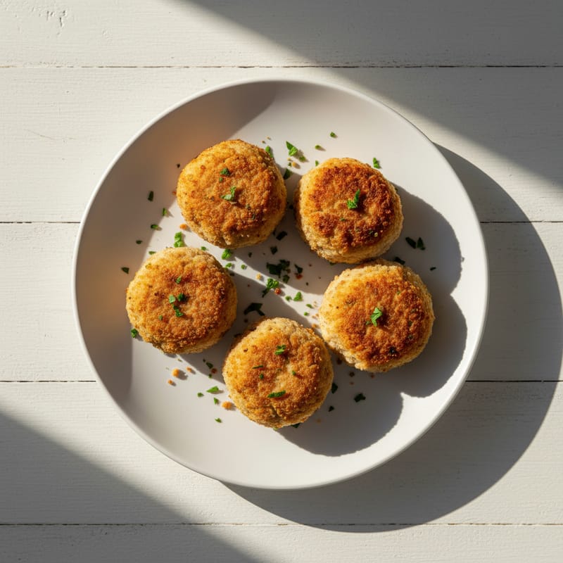 Chiftele Pufoase din Carne Tocată de Pui la Cuptor