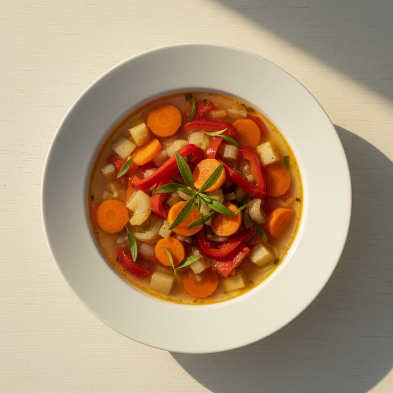 Ciorbă de Legume cu Tarhon