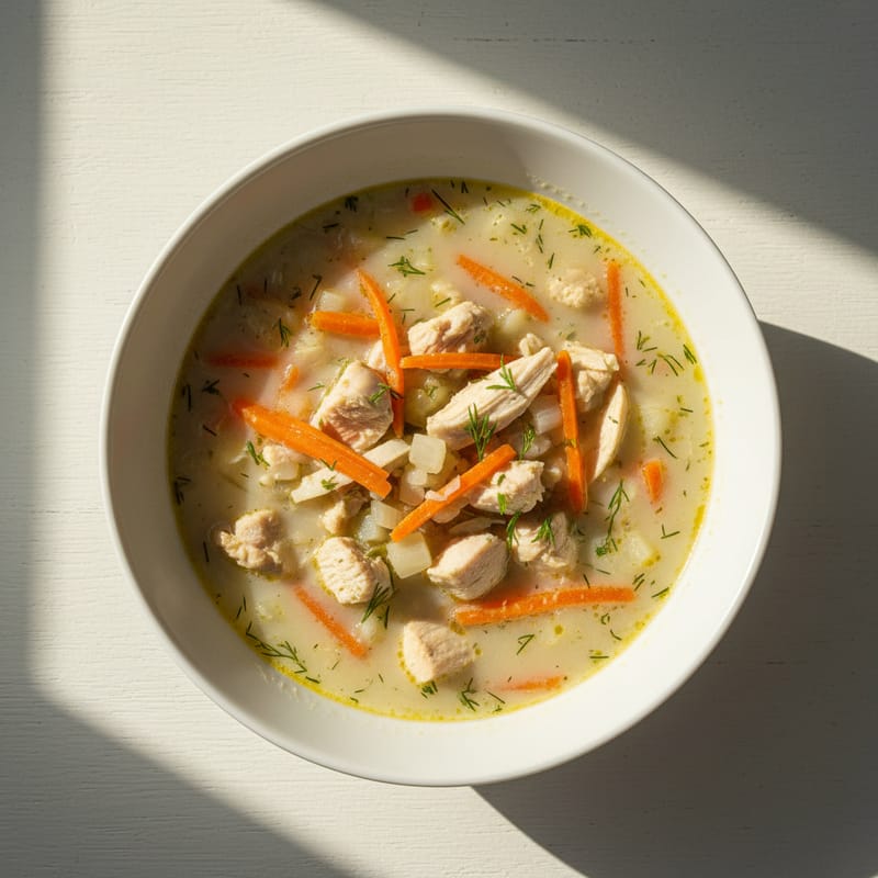 Ciorbă Rădăuțeană de Pui Light