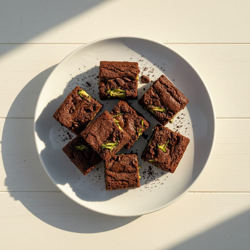 Mini Negrese cu Ciocolată și Dovlecel