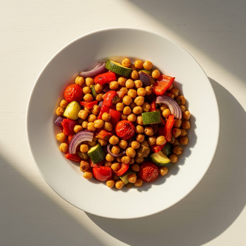 Năut la Cuptor cu Legume Jamila