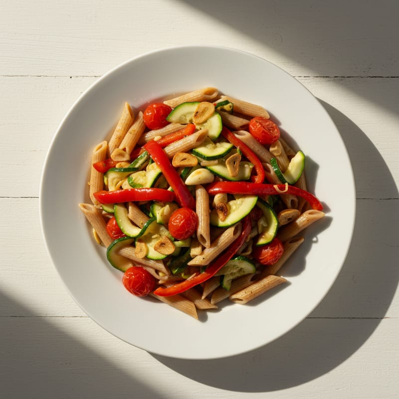 Paste cu Legume și Usturoi