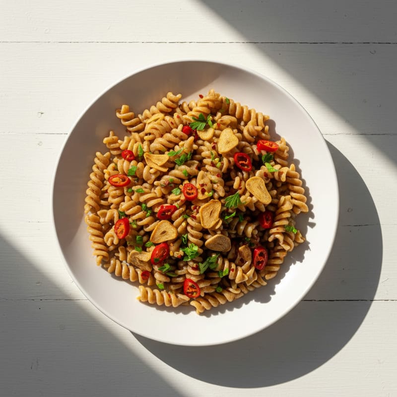 Paste cu Usturoi și Ardei Iute