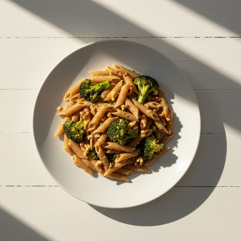 Paste Integrale cu Broccoli și Nuci