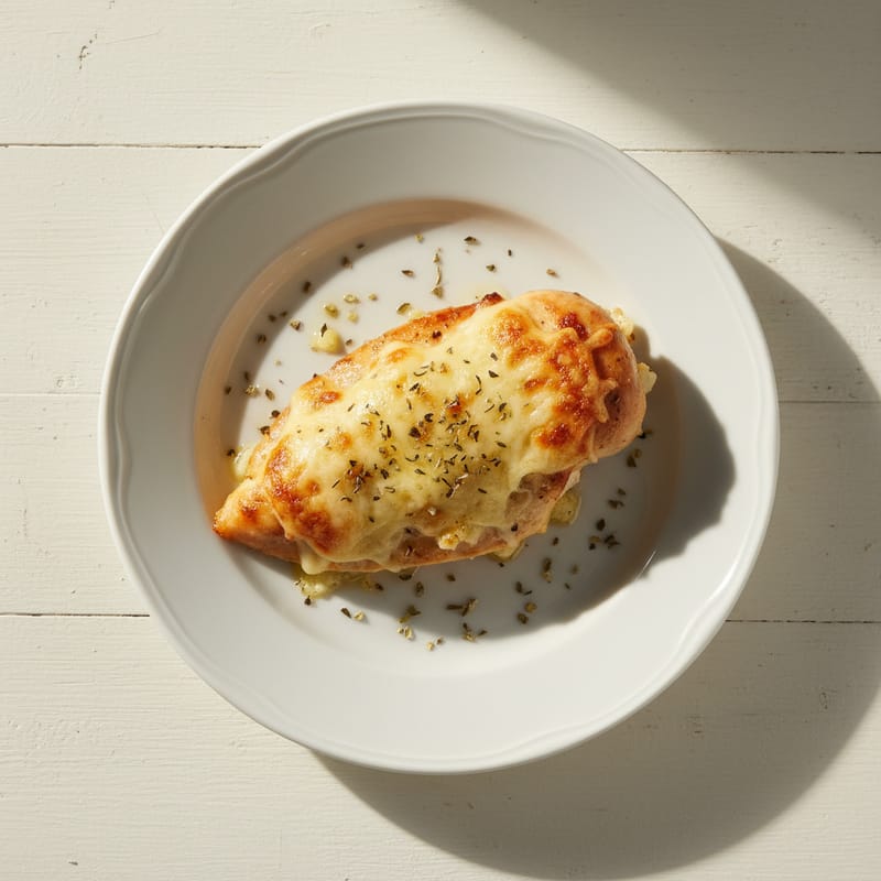 Piept de Pui la Cuptor cu Cașcaval și Oregano