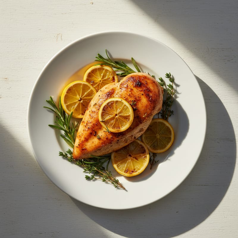 Piept de Pui la Cuptor cu Ierburi Aromate