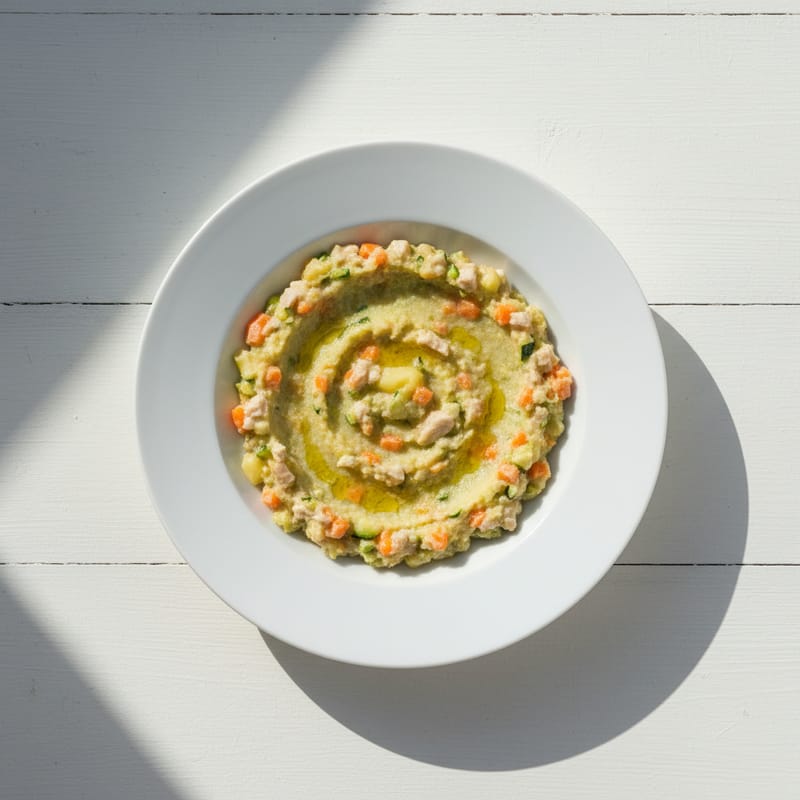 Piure de Pui cu Dovlecel pentru Bebeluși