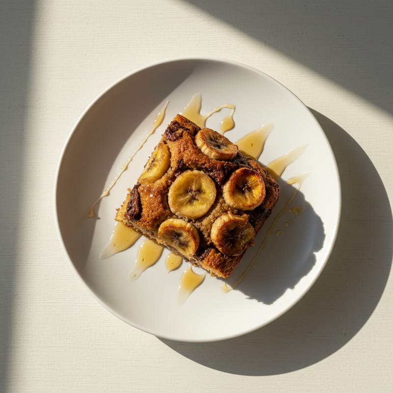 Prăjitură cu Ciocolată și Banane