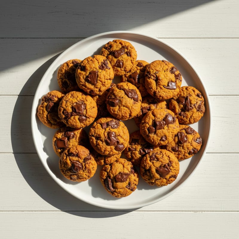 Prăjituri de Dovleac cu Ciocolată - Halloween Sănătos