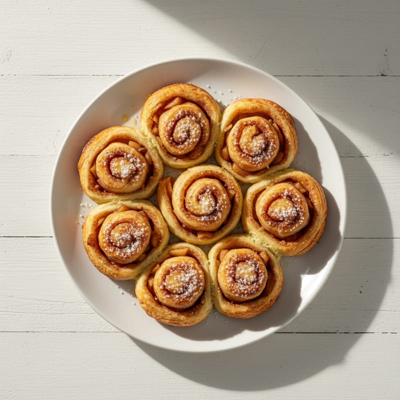 Rulouri cu Mere și Scorțișoară din Aluat Foietaj