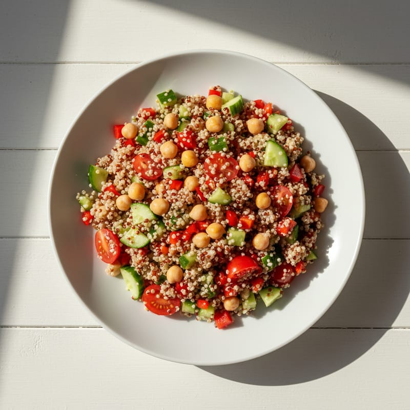 Salată Orientală cu Quinoa și Naut