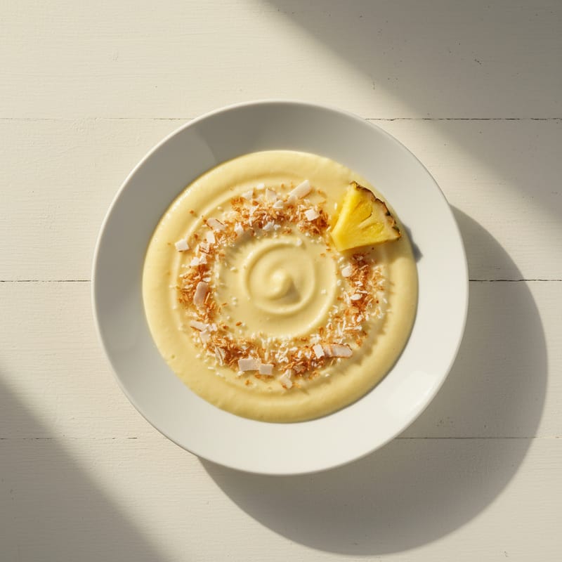 Smoothie Tropical cu Ananas și Cocos