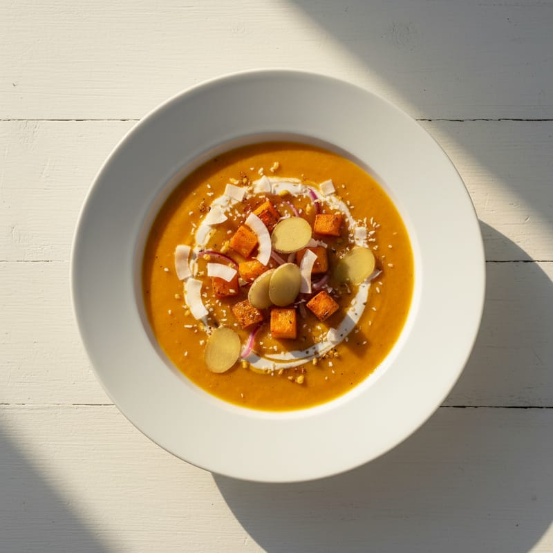 Supă-Cremă de Morcovi și Ghimbir