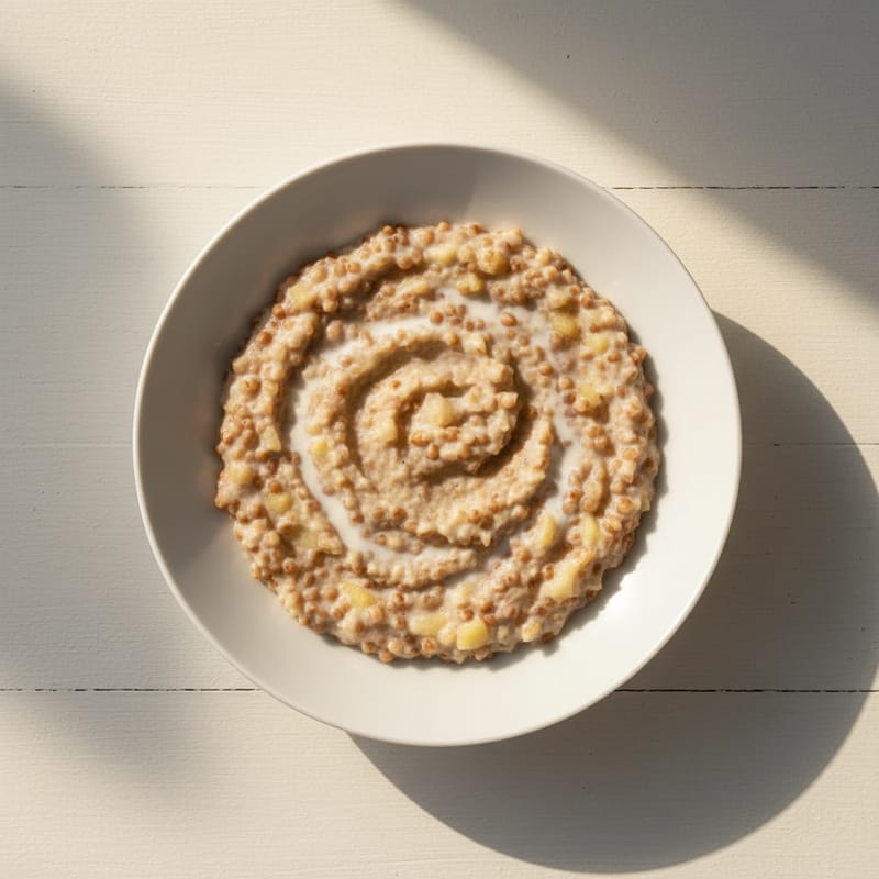 Terci de Hrișcă cu Măr pentru Bebeluși