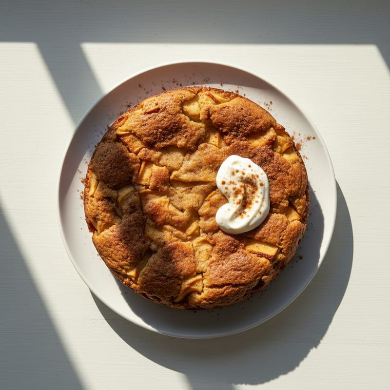 Tort de Mere cu Iaurt și Scorțișoară